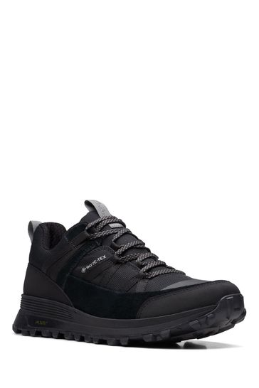 Clarks outlet black trainers