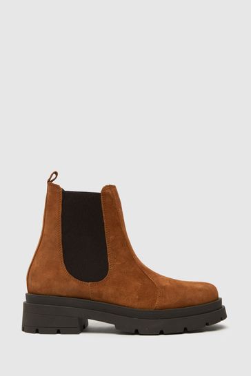 Schuh Natural Ace Suede Chelsea Boots