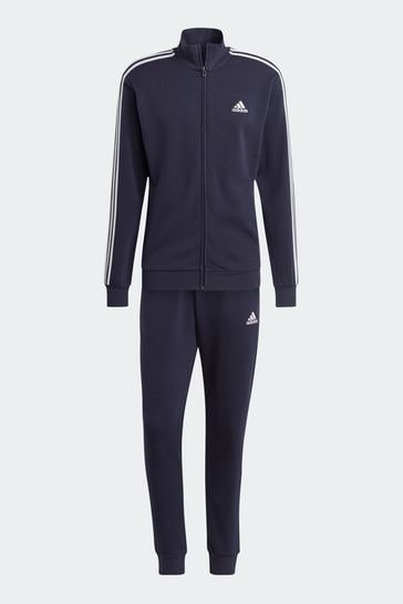 Buy Navy adidas Sportswear Basic 3 Stripes French Terry Tracksuit from Next Bahrain