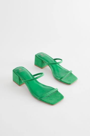 Wide fit block heel mules outlet
