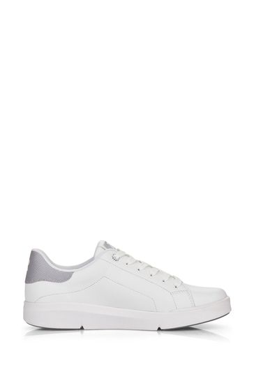 Rieker Womens White Evolution Lace-up Trainers