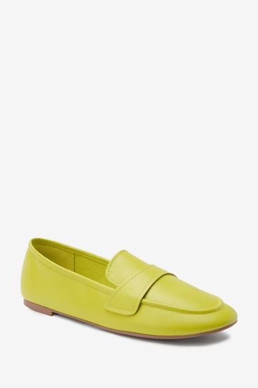 Lime green loafers new arrivals