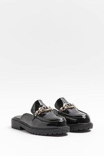 River island girls black shoes sale