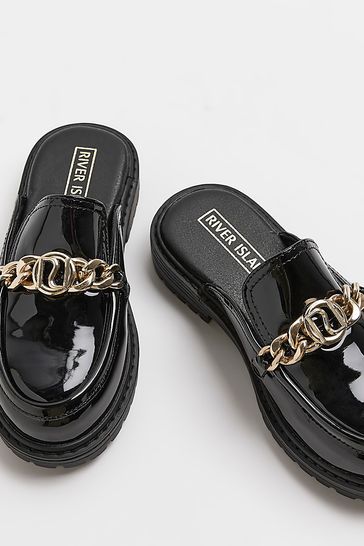 River island backless loafer online