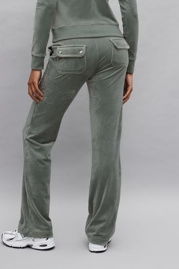 Velour straight leg joggers clearance