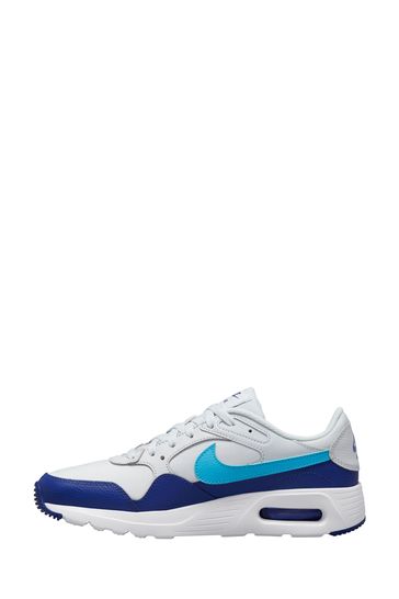 Buy Nike Blue White Air Max SC Trainers from Next Luxembourg