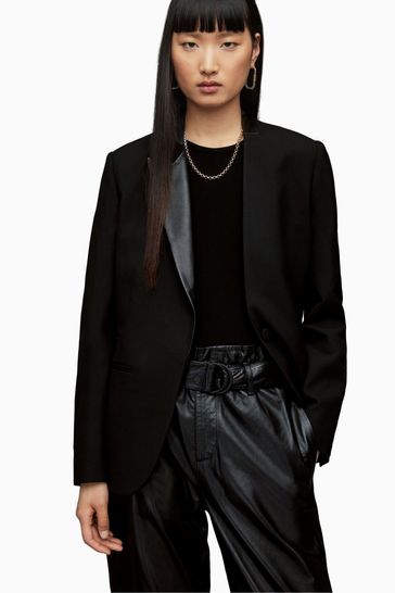 All saints new arrivals black blazer