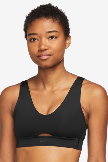 Buy Nike Black Medium Dri-FIT Indy Support Padded Cutout Sports Bra from  Next Luxembourg