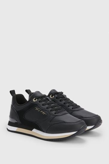 Tommy Hilfiger Essential Signature Black Trainers