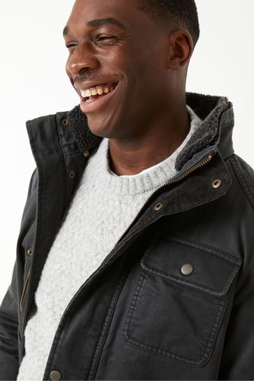 Fat face on sale waxed broadsands jacket