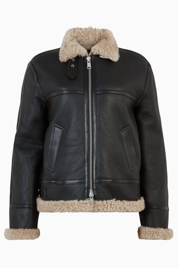 Allsaints aviator jacket sale