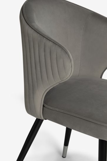 Grey arm dining chairs sale
