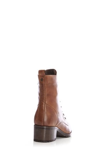 Buy Moda in Pelle Bezzie Lace Up Leather Ankle Boots from Next Bahrain