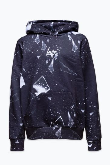 Buy Hype Boys Black Explosion Mini Script Hoodie from Next Luxembourg