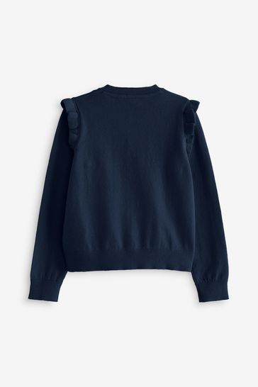 School cardigan navy clearance