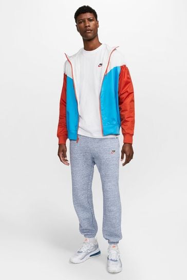 Blue red and white nike tracksuit hot sale