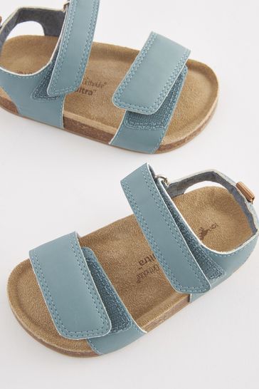 Mineral Blue Standard Fit F Corkbed Comfort Sandals
