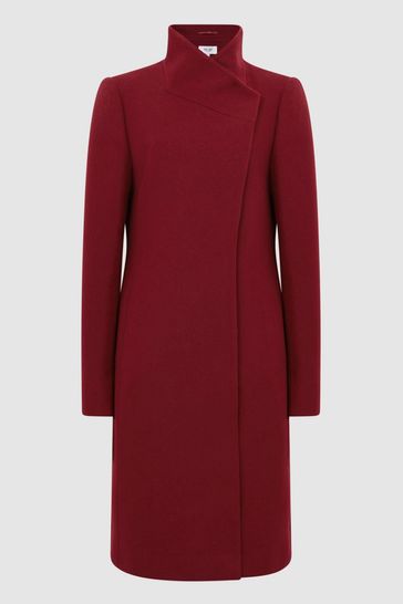 Reiss red coat on sale