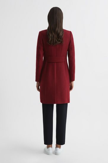 Hobbs evalina on sale coat burgundy