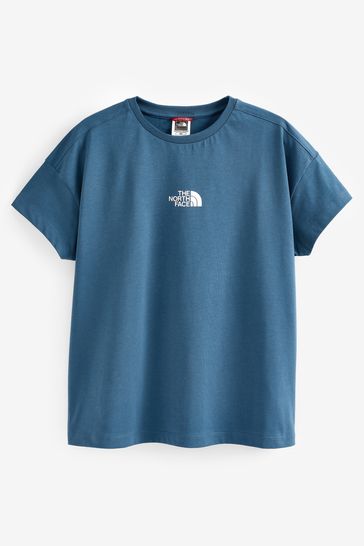 Navy blue north face t shirt 2025