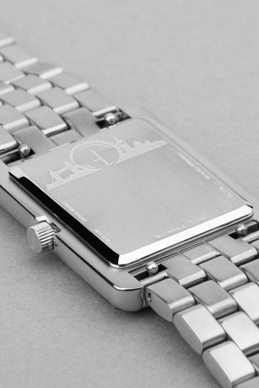 Silver rectangle new arrivals watch womens