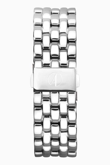 Silver rectangle online watch womens