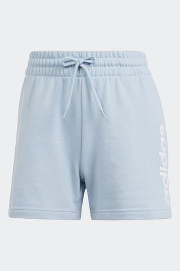 adidas Dark blue Sportswear Essentials Linear French Terry Shorts