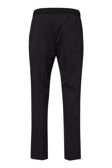Black tailored joggers deals