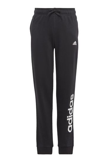 Buy adidas Black Sportswear Essentials Linear Logo Joggers from Next Denmark