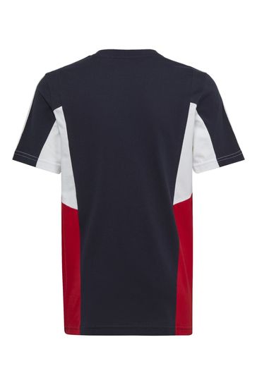Adidas originals moa colorblock t-shirt junior hotsell