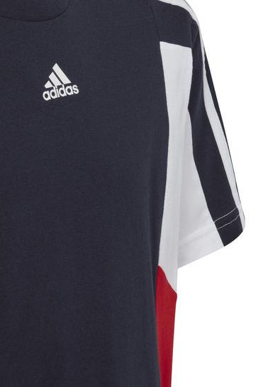 Adidas originals moa colorblock t-shirt junior hotsell