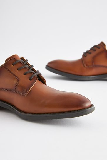 Mens tan lace hot sale up shoes