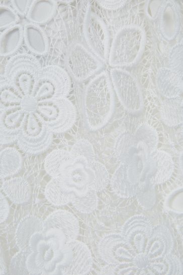 Buy Reiss Ivory Skylar Junior Lace Shorts from Next Bahrain
