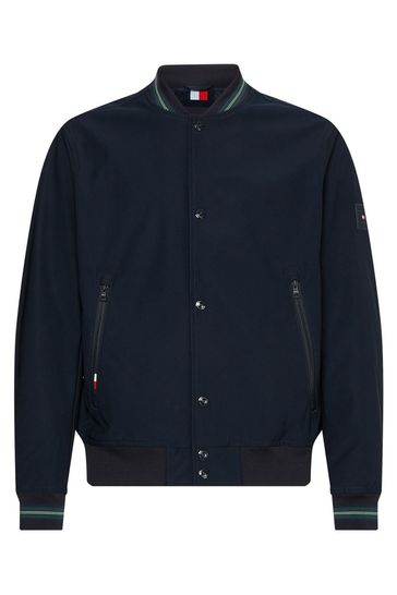 Tommy hilfiger blue bomber jacket on sale