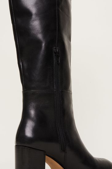 Black knee high boots australia online