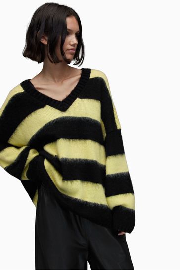 Allsaints shop striped sweater