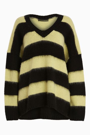 Buy AllSaints Lou V Neck Black Cardigan from Next Luxembourg