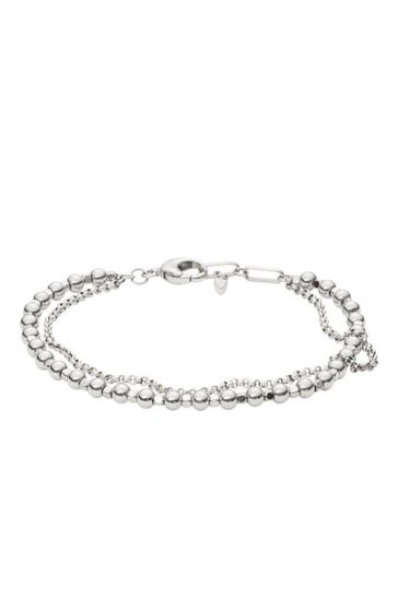 Fossil Ladies Silver Tone Jewellery Fashion Bracelet