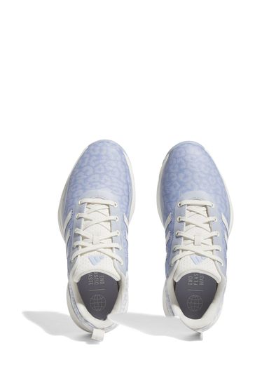 Blue white shop adidas shoes