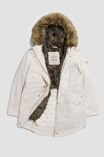 Parka london caversham 2024 faux fur lined parka