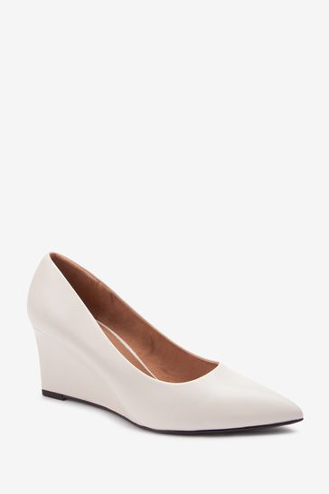 Bone Forever Comfort Pointed Toe Wedges