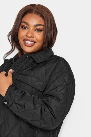 Lightweight long quilted jacket cheap