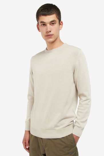 Barbour® Natural Pima Cotton Crew Sweater