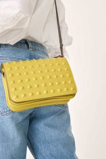 Neon green cross body bag sales
