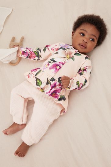 Buy Baker by Ted Baker Pink Quilted Rompersuit from Next Saudi Arabia