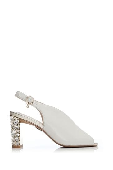 Block heel sandals sales peep toe