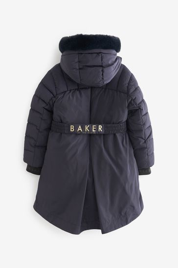 Buy Baker by Ted Baker Shower Resistant Belted Coat from Next