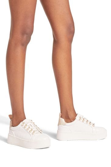 White trainers on sale kurt geiger