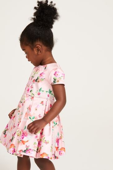 Buy Baker by Ted Baker Pink Mirrored Floral Dress from Next Denmark