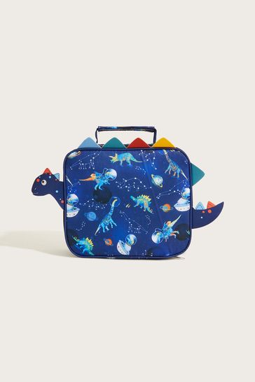 Monsoon Blue Steggy Print Dinosaur Lunch Bag
